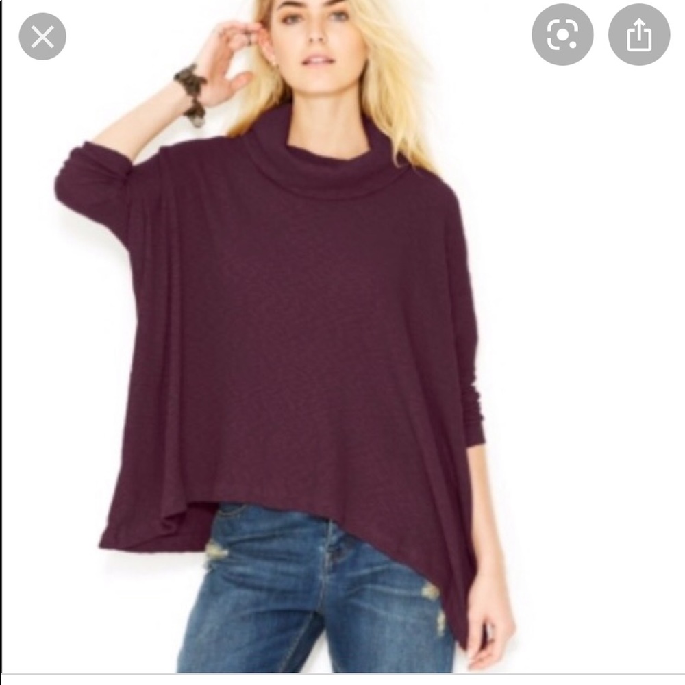 Free People Beach purple world traveler Cover up